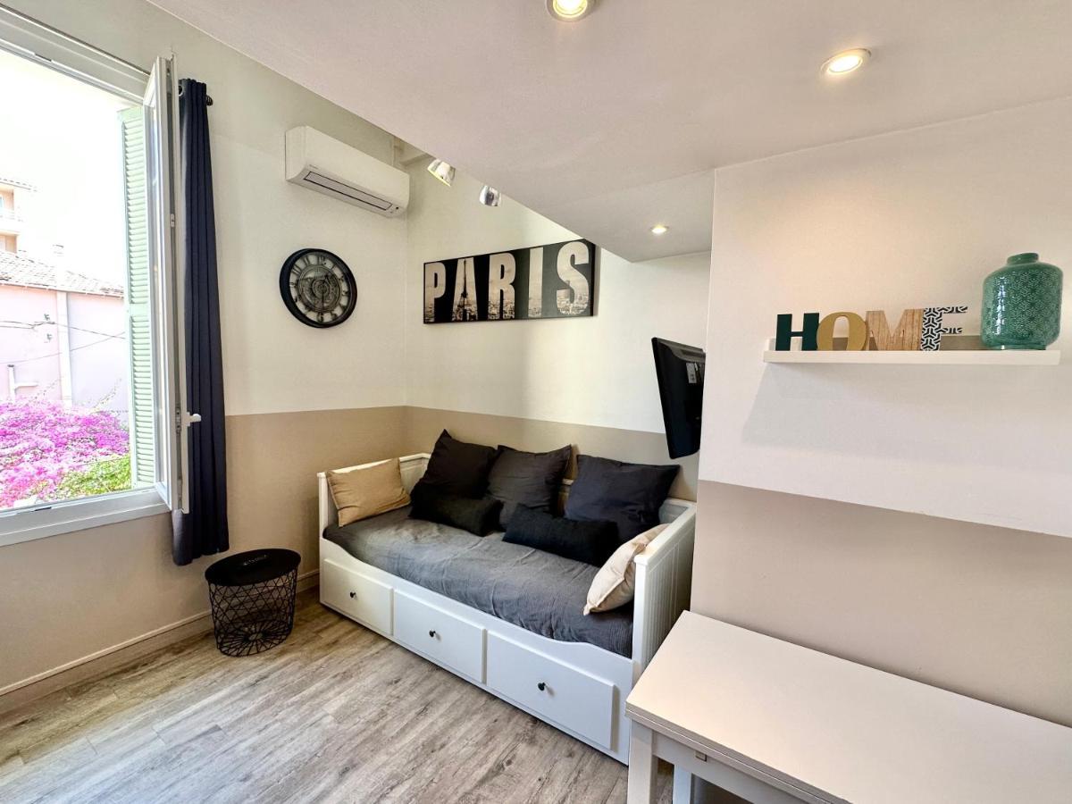 Studio Avec Clim A 100M Plage - 15Min Centre Ville Νίκαια Εξωτερικό φωτογραφία